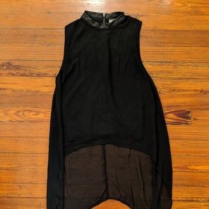 H&M Divided Asymmetrical Tank Size 4